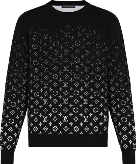 lv sweater black and white|lv sweatshirt men.